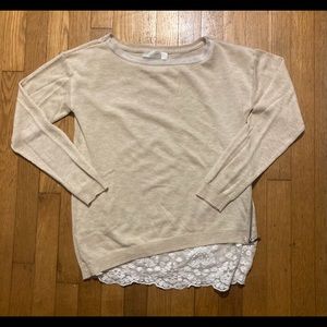 RD Style cream sweater